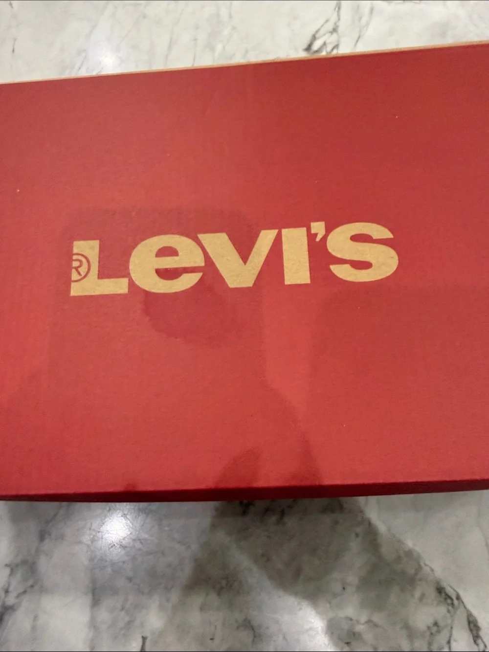 Levi's Men's Black Sneakers with Brown Heel Accent and White Sole